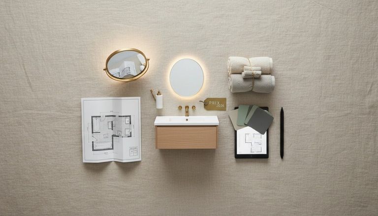 Meuble de lavabo de salle de bain, prix 2026