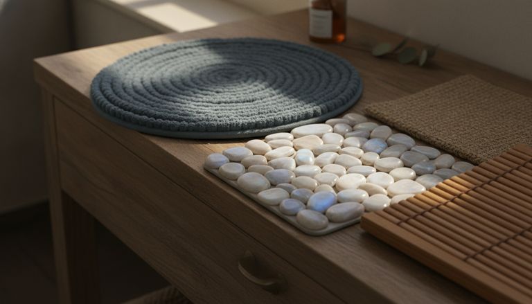 Moonstone tapis de bain : guide complet 2026 : Comparaison avec les autres matières pour tapis de bain