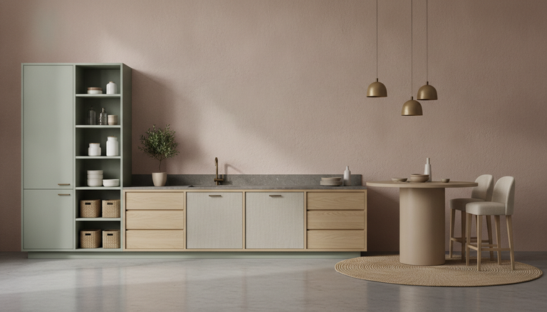 Tendance cuisine 2026 : couleurs, matériaux et prix au m² : Aménagement sans îlot : les alternatives qui fonctionnent